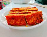 Hình bước làm 3 của món Đậu hủ chiên Ấn Độ