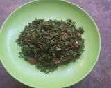A picture of step 2 of Cress leaves salad (Lansir)#Zoo Kano State#.