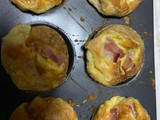 Muffin de jamón y queso