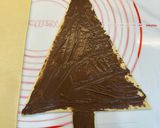 Hình bước làm 2 của món Bánh Cây Thông Noel Nutella
