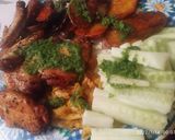 Foto del paso 5 de la receta: Alitas de pollo con papas al horno