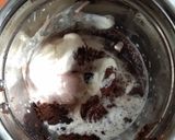 A picture of step 2 of Bourbon Nutella Milkshake.