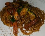 Foto del paso 8 de la receta: Espaguetis con Guanciale y verduras