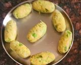 A picture of step 3 of Peas cutlets.