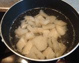 A picture of step 1 of Traditional Tripe and Potato Stew.
