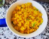 A picture of step 4 of Batata Poha.