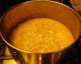 A picture of step 4 of Chiru paruppu paal payasam (Moong dal coconut milk payasam).