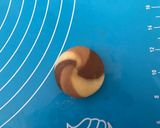 A picture of step 9 of Vanilla & Chocolate butter swirl shortbread cookies.