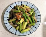 蘆筍炒鮑魚菇的食譜步驟4照片