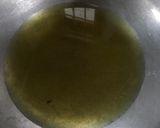 A picture of step 4 of Aloo Laccha.