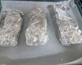 Foto del paso 8 de la receta: Merluza al papillote con revuelto de pimientos, mango y frutos del bosque