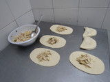 Empanadas de hojaldre con pollo