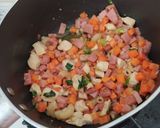 Foto langkah ke 5 dari resep Cream Soup Smokebeef Makaroni.