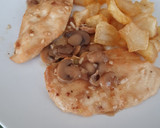Foto del paso 8 de la receta: Pollo con salsa de champiñones
