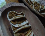 Foto del paso 5 de la receta: Tacos de verdura, carne y cheddar