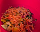 Oregánós sok zöldséges tésztasaláta (vegán) recept fázis 2 fotója