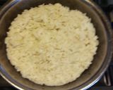 A picture of step 3 of Ellu satham (ellorai in Tamil)-Rice cooked with sesame seed masala powder.