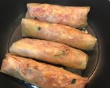 A picture of step 3 of Fried Spring Rolls.