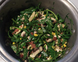 Foto del paso 9 de la receta: Ensalada de espinacas con tocino y vinagreta