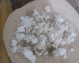 A picture of step 1 of Paneer parahtha.