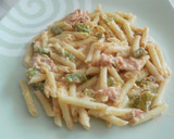 Foto del paso 17 de la receta: Macarrones con espárragos trigueros, york y salsa parmesano