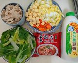 什麼用豆漿煮泡麵？麻辣燙豆漿泡麵😍的食譜步驟1照片