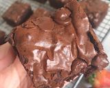 Foto langkah ke 6 dari resep Chocolate chip brownies, yummy👌.