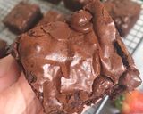 Foto langkah ke 6 dari resep Chocolate chip brownies, yummy👌.