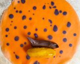 Foto langkah ke 5 dari resep Dadar Gulung Polkadot Isi Pisang Cokelat.