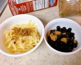 Hình bước làm 1 của món Chè đậu đen-nui-trân châu
