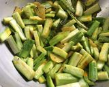 A picture of step 5 of Soya Chunks Ridge Gourd Curry.