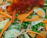A picture of step 6 of Salmon Noodle Salad.