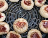 Foto del paso 1 de la receta: Champiñones rellenos de jamón y queso airfryer