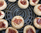 Foto del paso 1 de la receta: Champiñones rellenos de jamón y queso airfryer
