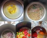 A picture of step 2 of Mixed Veg Rice.