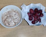 Foto del paso 6 de la receta: Desayuno de uvas 🍇 con yogur y pasas