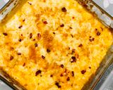 A picture of step 5 of Garlicky mac n cheese with chilli flakes.