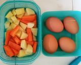 Foto langkah ke 1 dari resep Semur telur tempe.