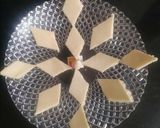 A picture of step 4 of Kaju Katli.