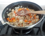 Foto del paso 7 de la receta: Pastel de coliflor, carne y huevos al horno
