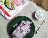 Foto langkah ke 7 dari resep Kue Putu Bambu Ubi Ungu.