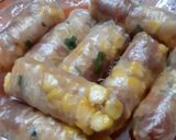 Hình bước làm 4 của món Chả giò 4 nguyên liệu của #giovang