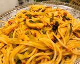 A picture of step 9 of Spaghetti with tomato sauce.