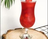A picture of step 3 of Watermelon cooling mocktail.