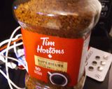 A picture of step 2 of Chocolate Whey Protein Iced Tim's Coffee.