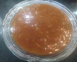 A picture of step 3 of Imlee aloo bukhara chutney.