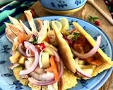 Foto del passaggio 8 della ricetta Tacos 🌮 di farina di mais