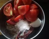 A picture of step 1 of Tomato dosa.