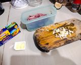 Foto langkah ke 1 dari resep French Fries Beef Cheese Melted.