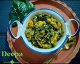A picture of step 5 of Malabar Spinach Curry / Pui saager chorchodi.
